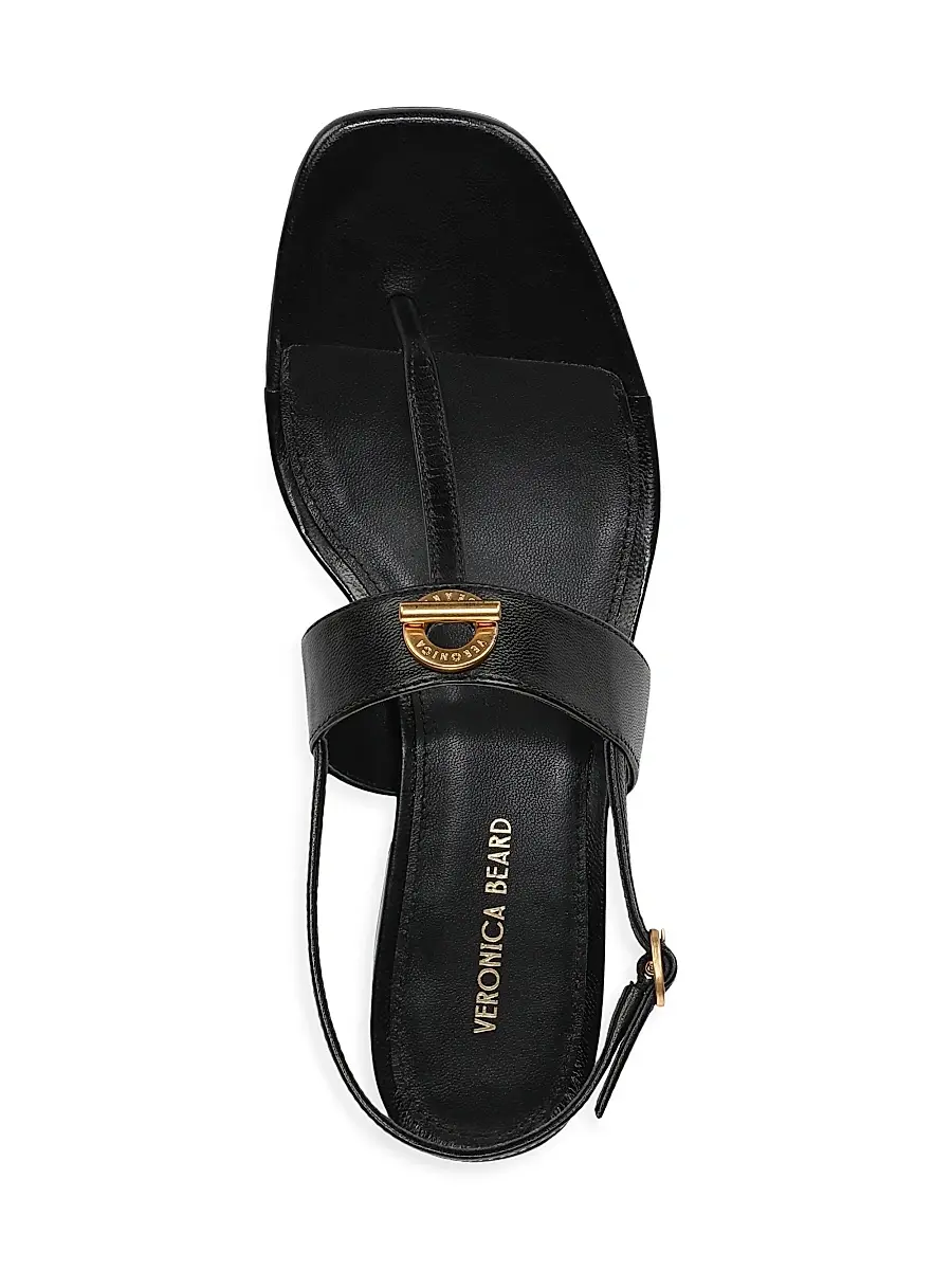 Veronica Beard Women's Andie-2 35MM Leather Slingback Sandals | Thumbnail 4 Veronica Beard Women's Andie-2 35MM Leather Slingback Sandals | Thumbnail 4