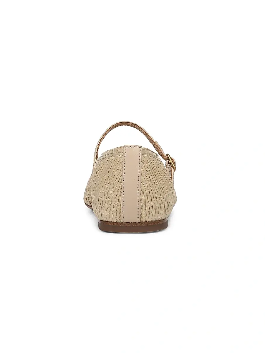 Veronica Beard Women's Ellie Faux Raffia Weave Mary Janes | Thumbnail 3 Veronica Beard Women's Ellie Faux Raffia Weave Mary Janes | Thumbnail 3