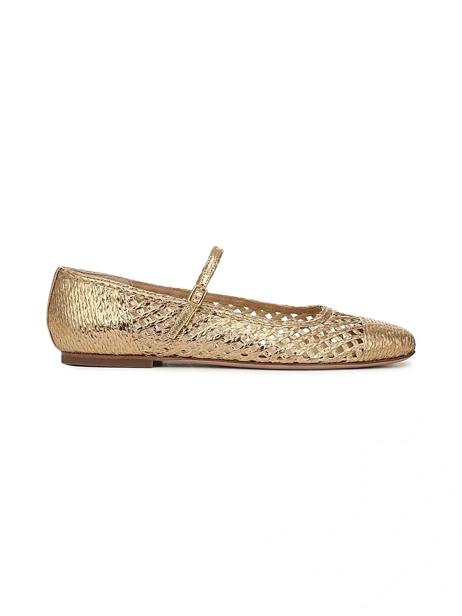 Women's Ellie Raux Raffia Weave Mary Jane Shoes