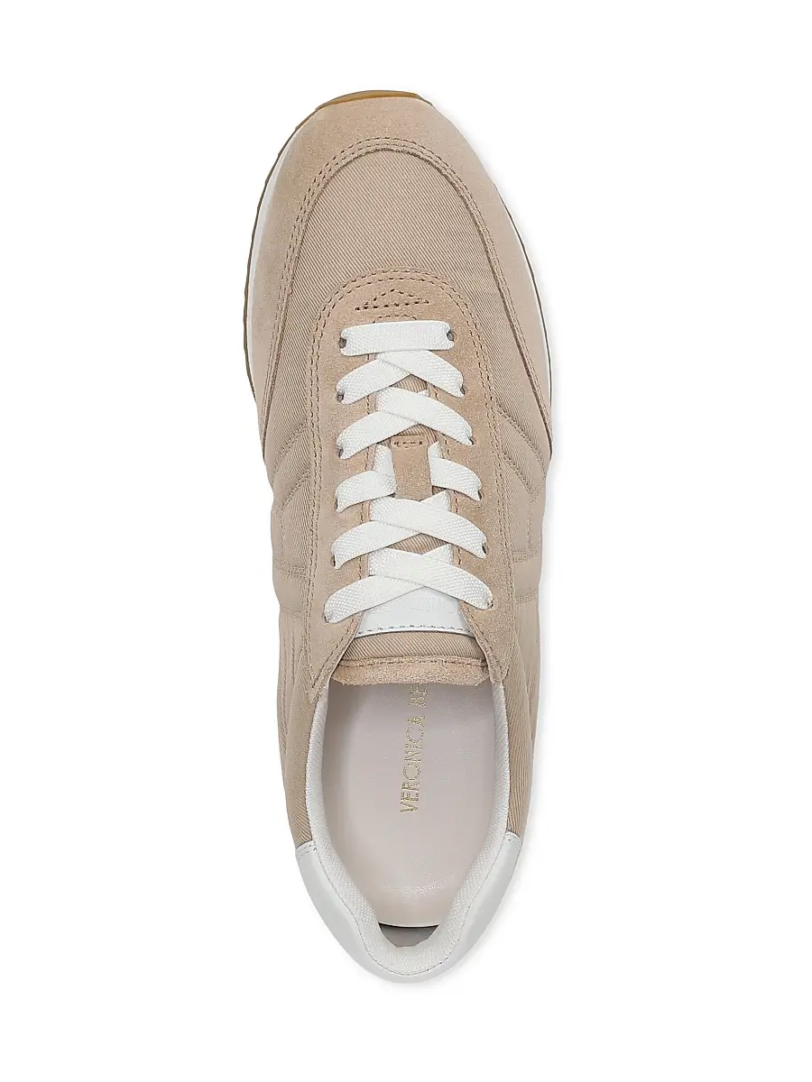 Veronica Beard Women's Penrose Quilted Low-Top Sneakers - Sand | Thumbnail 4 Veronica Beard Women's Penrose Quilted Low-Top Sneakers - Sand | Thumbnail 4