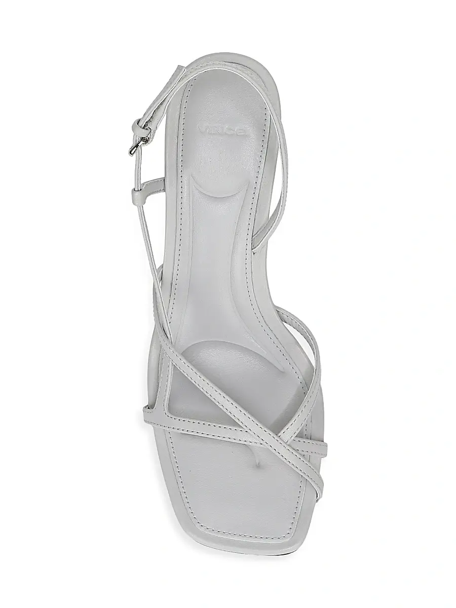 Vince Women's Lilian 65MM Leather Slingback Sandals | Thumbnail 4 Vince Women's Lilian 65MM Leather Slingback Sandals | Thumbnail 4