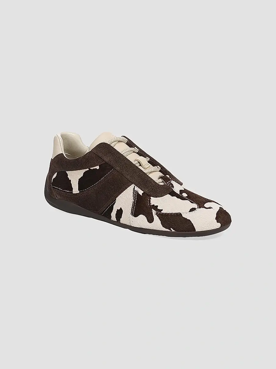 Vince Women's Solaris Calf Hair Trainer Sneakers | Thumbnail 2 Vince Women's Solaris Calf Hair Trainer Sneakers | Thumbnail 2