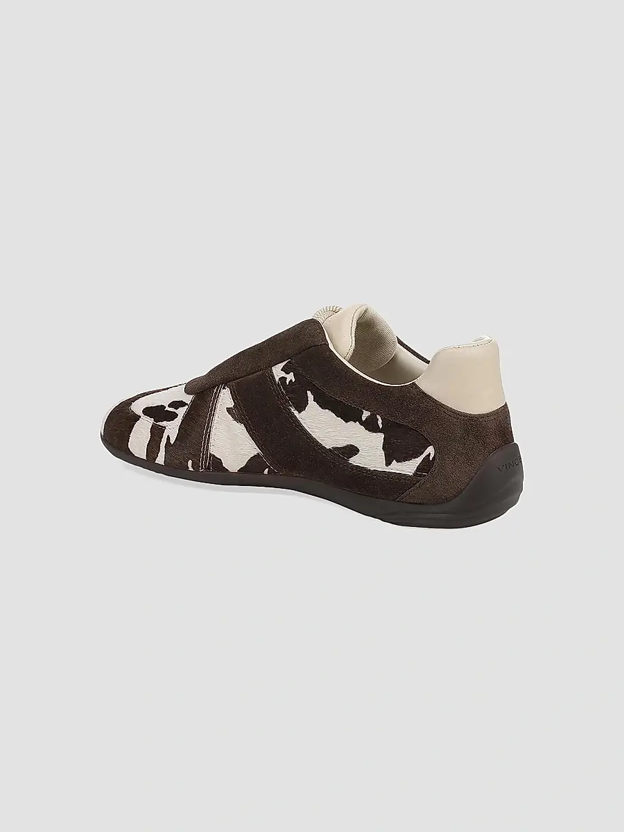 Vince Women's Solaris Calf Hair Trainer Sneakers | Thumbnail 3 Vince Women's Solaris Calf Hair Trainer Sneakers | Thumbnail 3