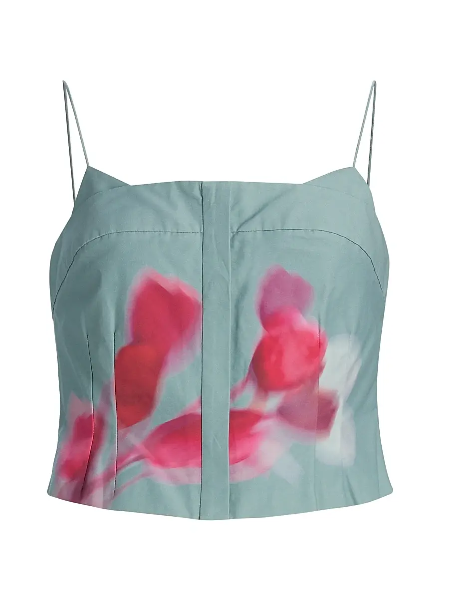 Amur Women's Kali Floral Cotton-Blend Top