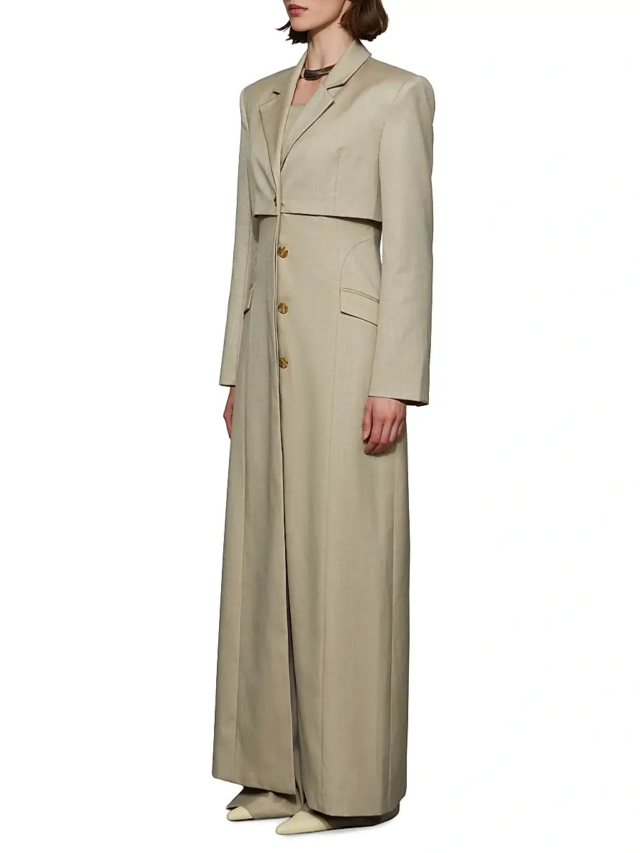 Et Ochs Women's Greer Maxi Blazer Coat | Thumbnail 3 Et Ochs Women's Greer Maxi Blazer Coat | Thumbnail 3