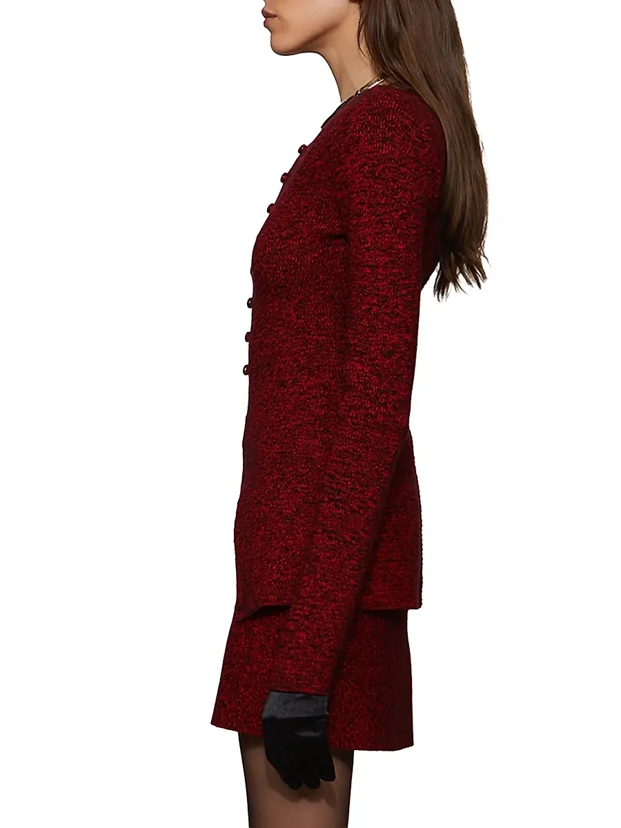Et Ochs Women's Mischa Marled Knit Cardigan | Thumbnail 5 Et Ochs Women's Mischa Marled Knit Cardigan | Thumbnail 5