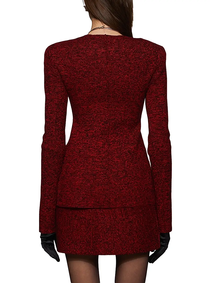 Et Ochs Women's Mischa Marled Knit Cardigan | Thumbnail 6 Et Ochs Women's Mischa Marled Knit Cardigan | Thumbnail 6