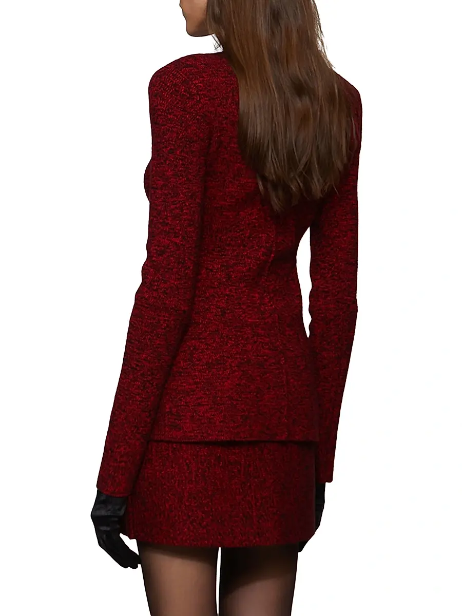 Et Ochs Women's Mischa Marled Knit Cardigan | Thumbnail 7 Et Ochs Women's Mischa Marled Knit Cardigan | Thumbnail 7