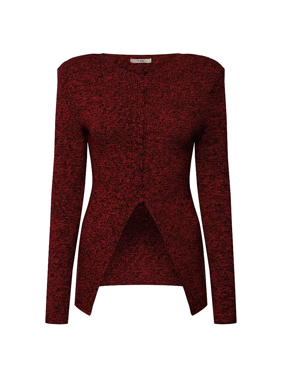 Et Ochs Women's Mischa Marled Knit Cardigan