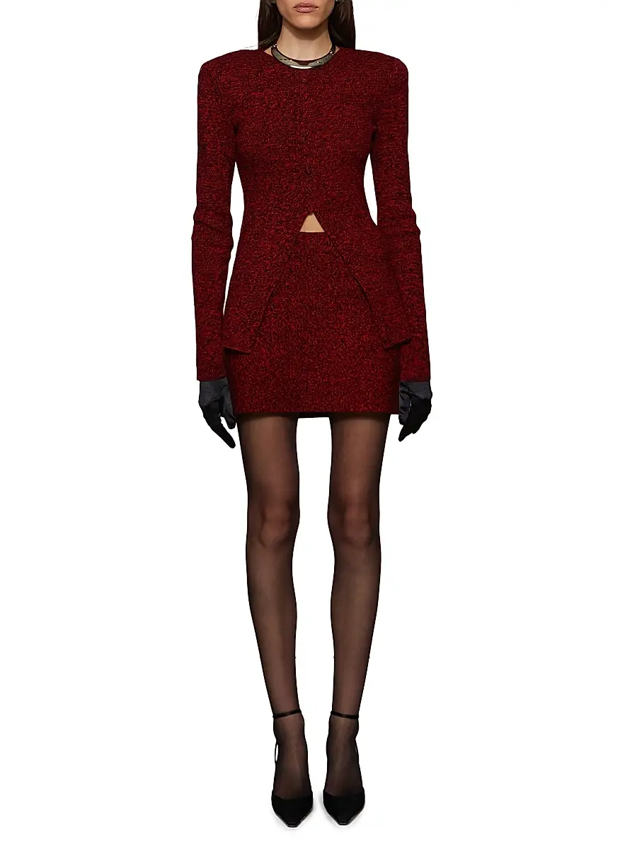 Et Ochs Women's Iris Marled Knit Miniskirt | Thumbnail 2 Et Ochs Women's Iris Marled Knit Miniskirt | Thumbnail 2