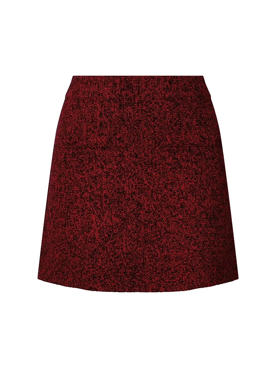 Et Ochs Women's Iris Marled Knit Miniskirt