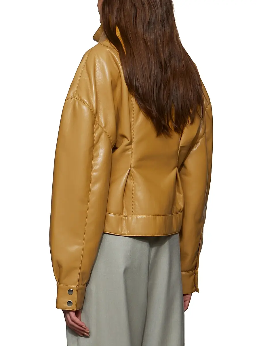 Et Ochs Women's Tanner Faux-Leather Jacket | Thumbnail 6