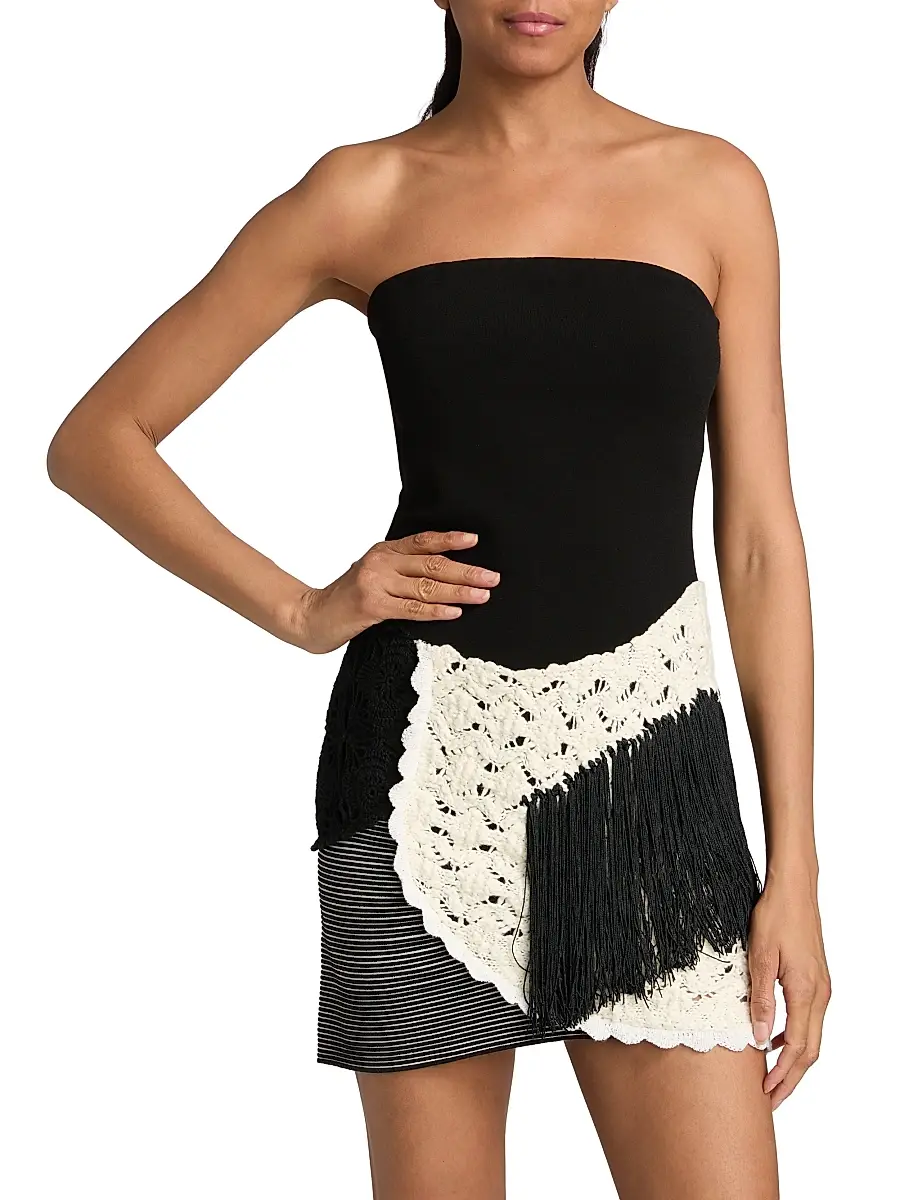 Et Ochs Women's Florence Strapless Knit Minidress | Thumbnail 3 Et Ochs Women's Florence Strapless Knit Minidress | Thumbnail 3
