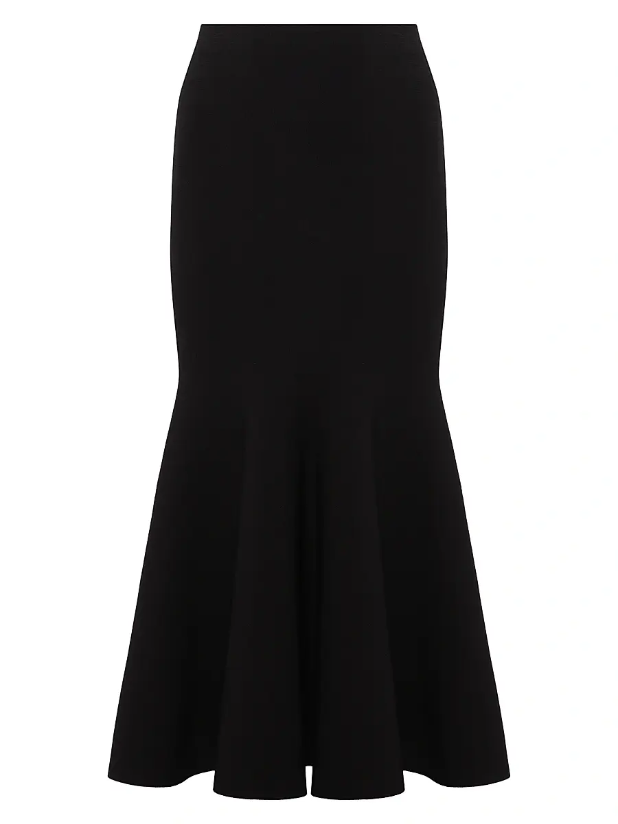 Et Ochs Women's Flynn Fit & Flare Skirt - Black | Image 1 Et Ochs Women's Flynn Fit & Flare Skirt - Black | Image 1