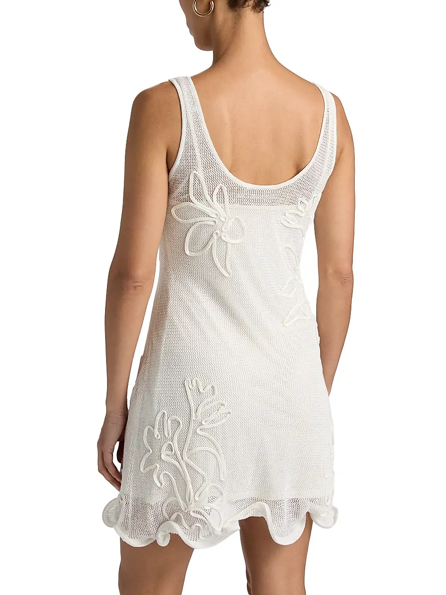 Amur Women's Alemeda Floral-Embroidered Minidress | Thumbnail 5