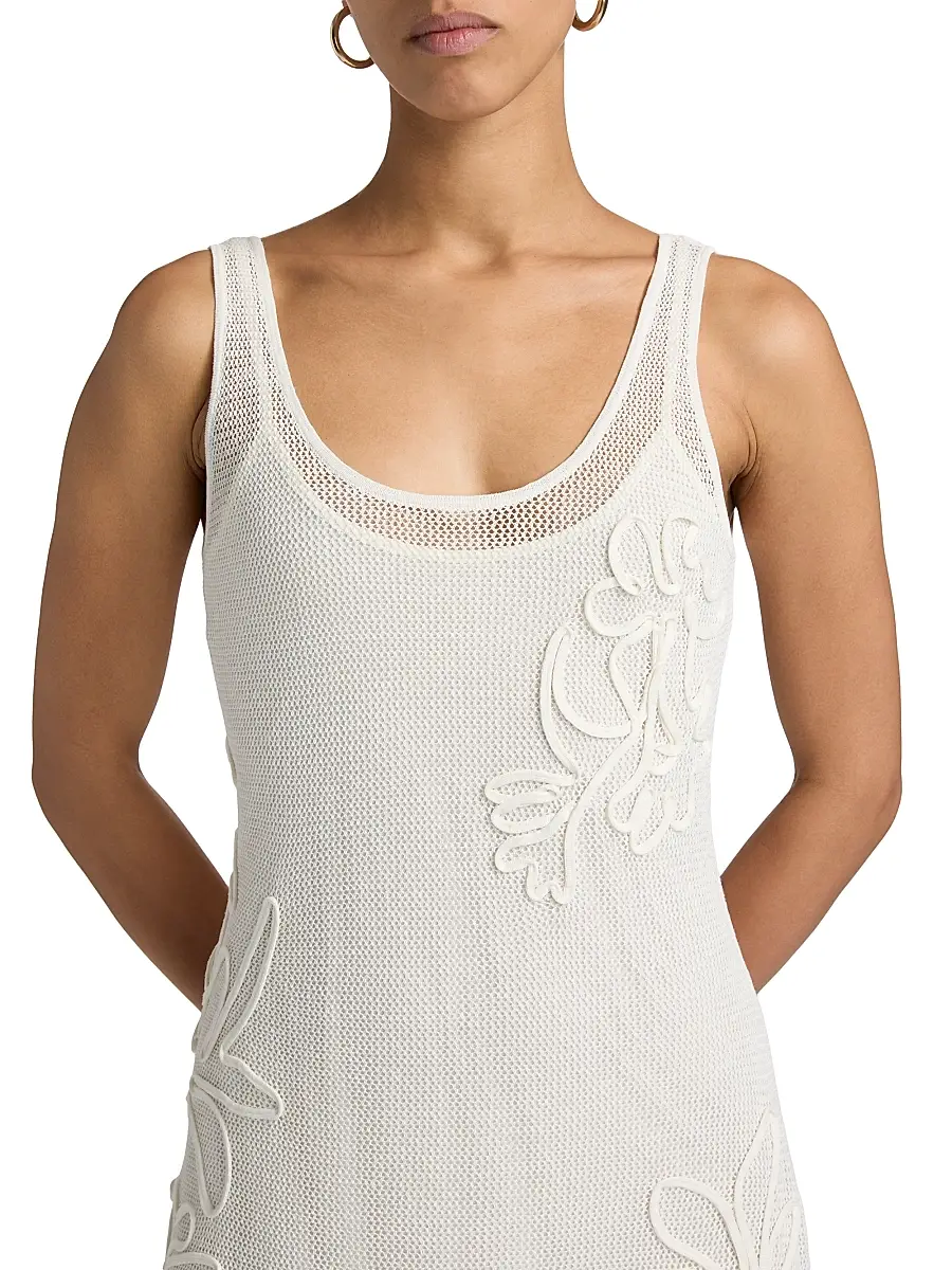 Amur Women's Alemeda Floral-Embroidered Minidress | Thumbnail 6