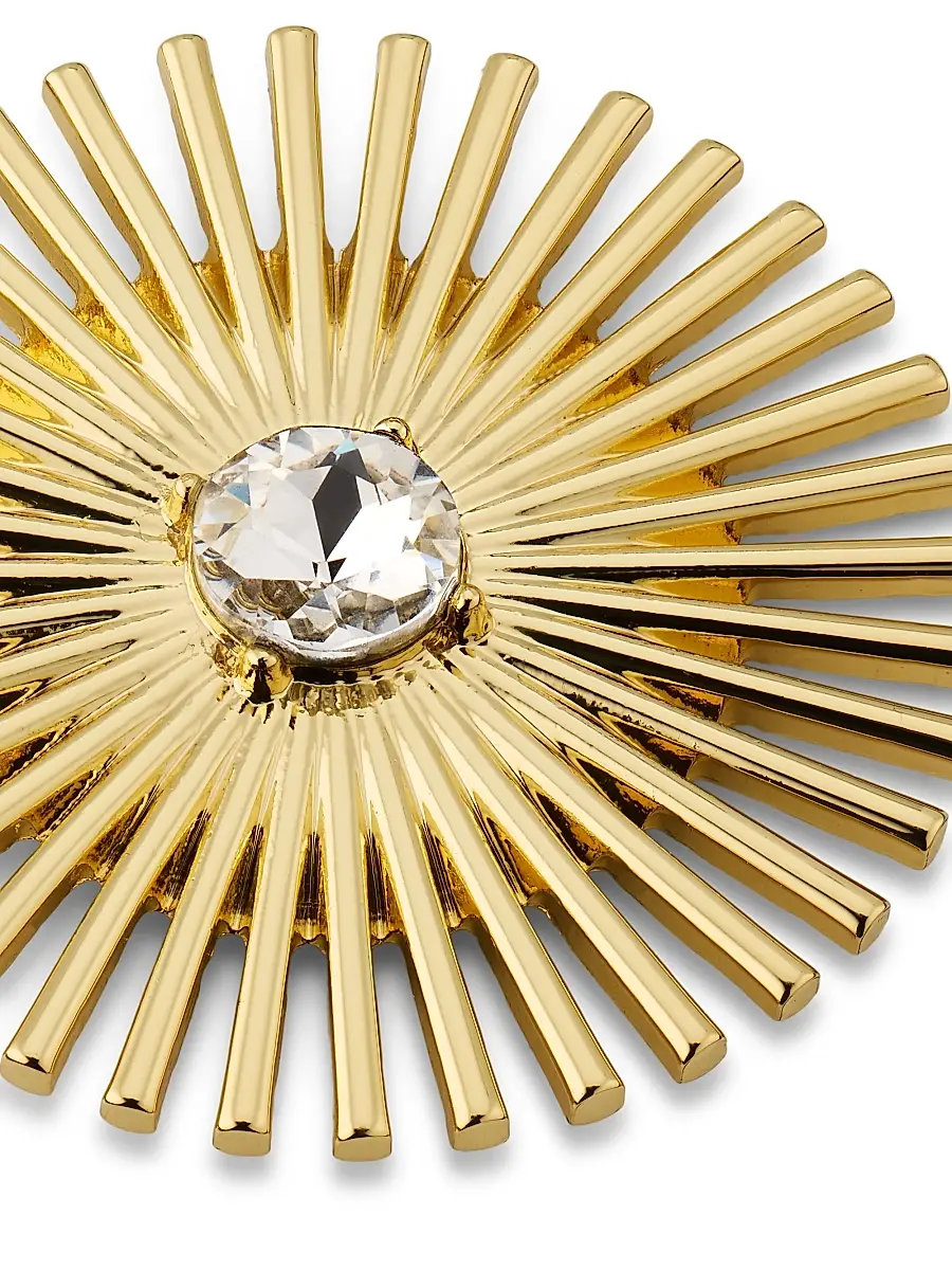 KENNETH JAY LANE Women's Goldtone & Glass Crystal Sunburst Pendant Necklace | Thumbnail 4 KENNETH JAY LANE Women's Goldtone & Glass Crystal Sunburst Pendant Necklace | Thumbnail 4