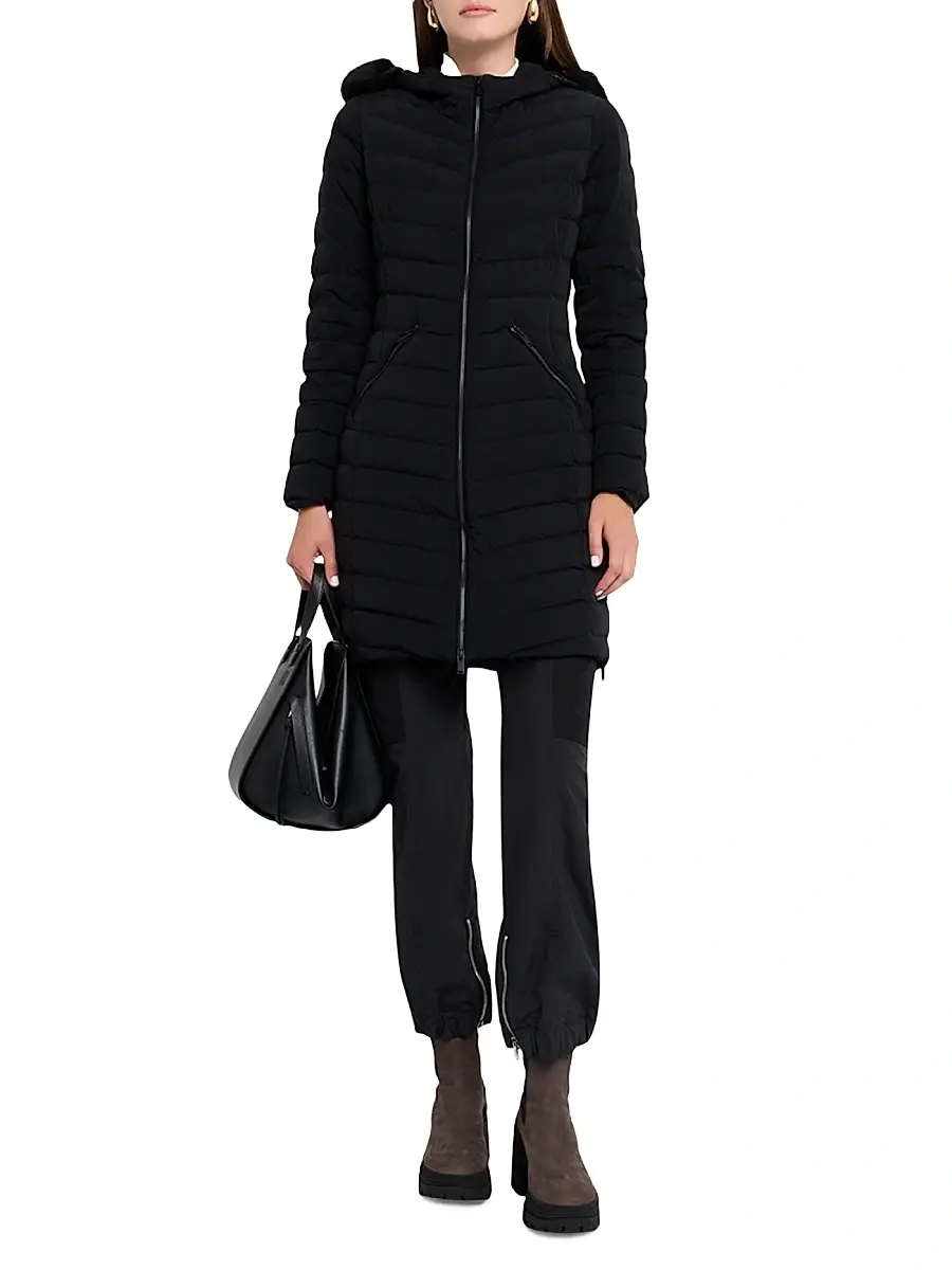 Moose Knuckles Women's Andesite Shearling & Down Parka | Thumbnail 2
