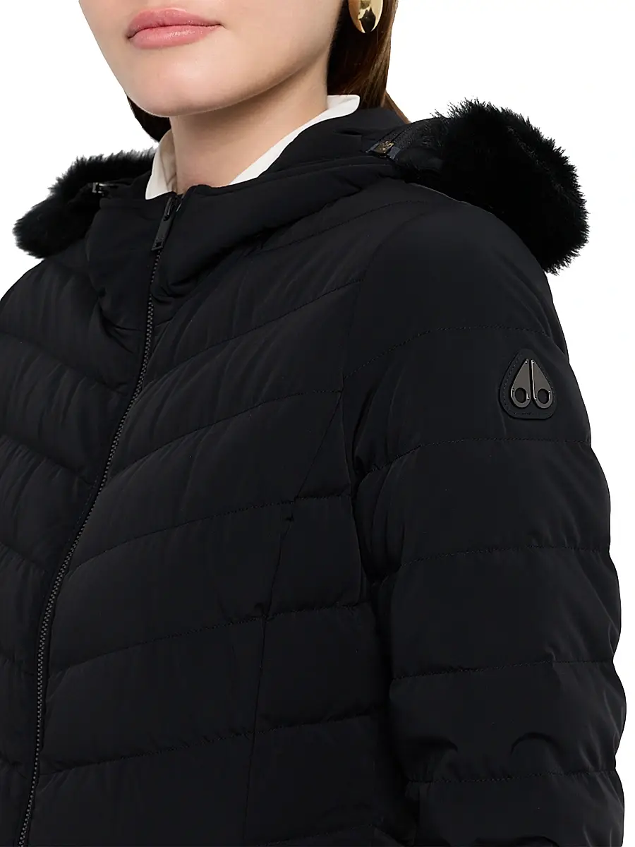 Moose Knuckles Women's Andesite Shearling & Down Parka | Thumbnail 5