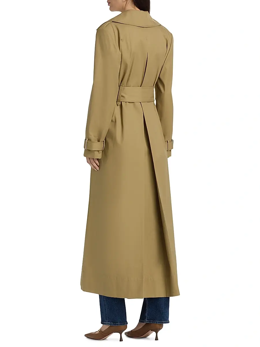 Toccin Women's Declan Cotton Belted Trench Coat | Thumbnail 5 Toccin Women's Declan Cotton Belted Trench Coat | Thumbnail 5
