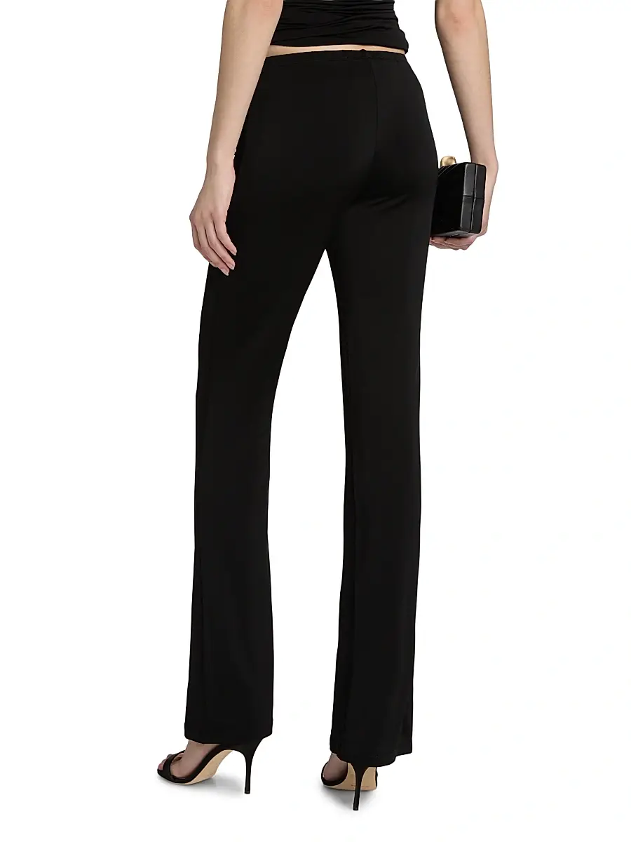 Toccin Women's Gemma Knit Seamed Flared Pants | Thumbnail 5 Toccin Women's Gemma Knit Seamed Flared Pants | Thumbnail 5