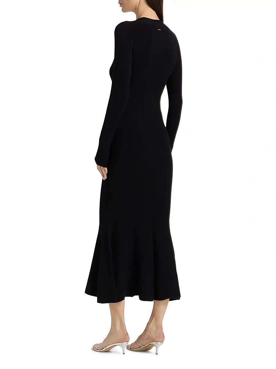 Toccin Women's Zora Knit Keyhole Midi-Dress | Thumbnail 5 Toccin Women's Zora Knit Keyhole Midi-Dress | Thumbnail 5
