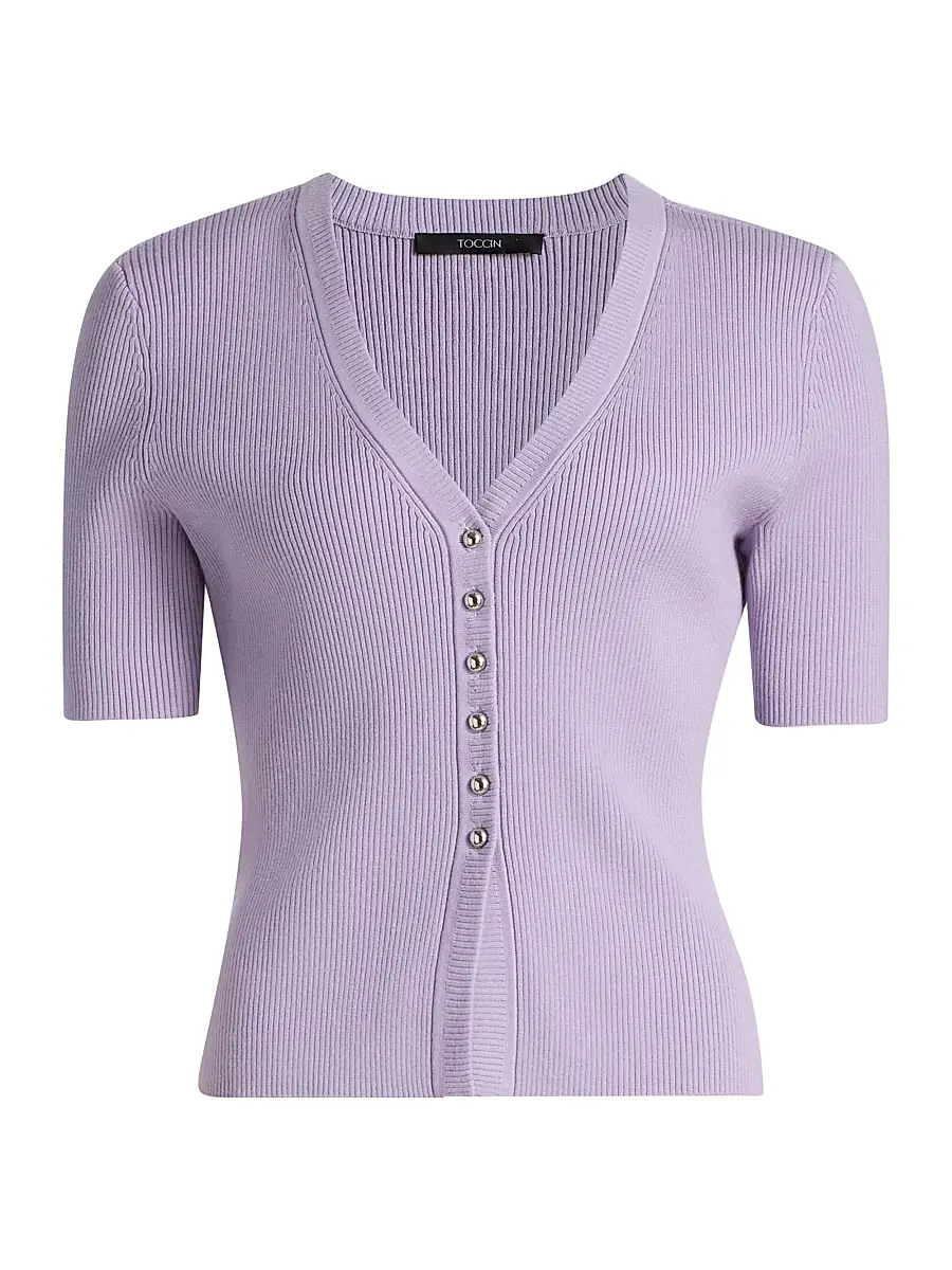 Toccin Women's Charity Rib-Knit Cardigan