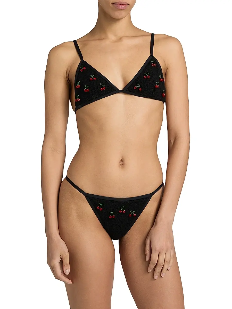 BEACH RIOT Women's Kim Bikini Top | Thumbnail 3