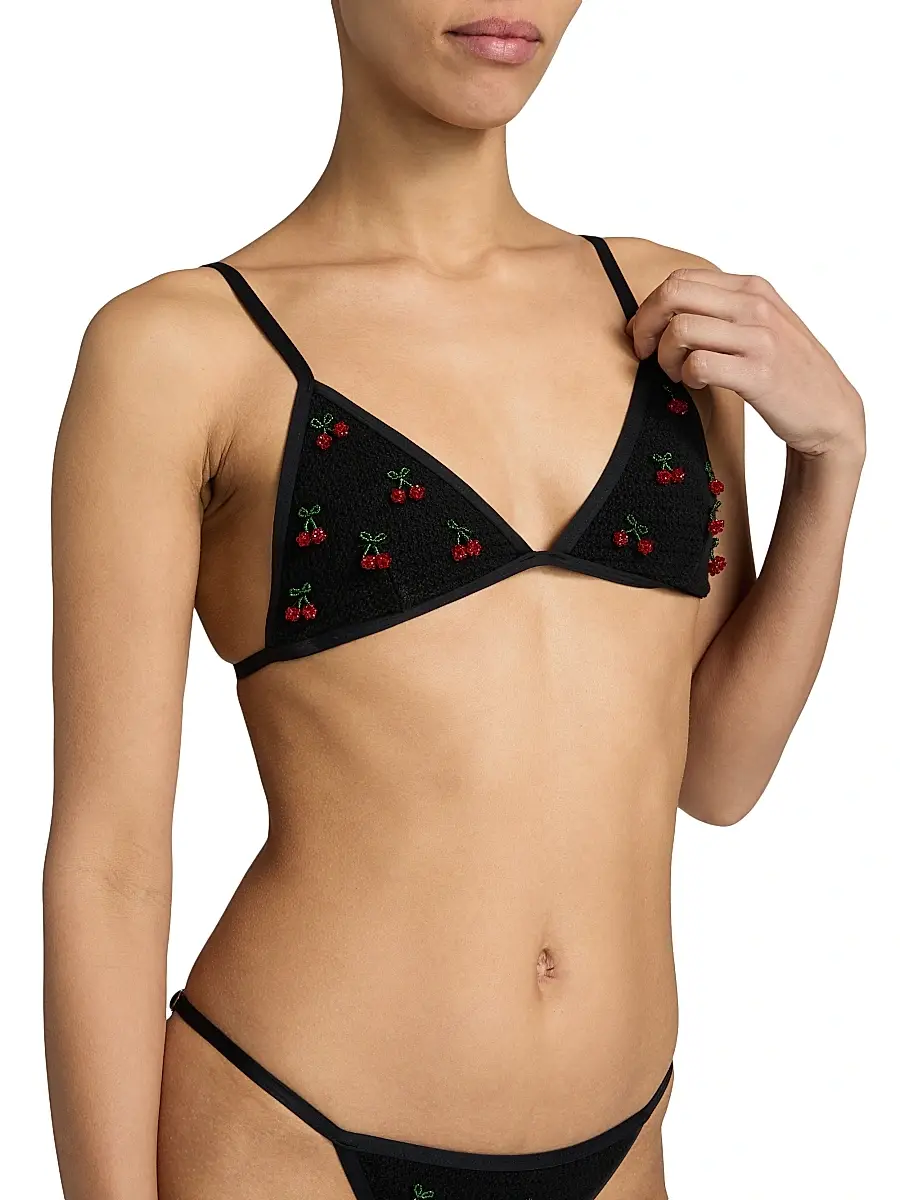 BEACH RIOT Women's Kim Bikini Top | Thumbnail 5