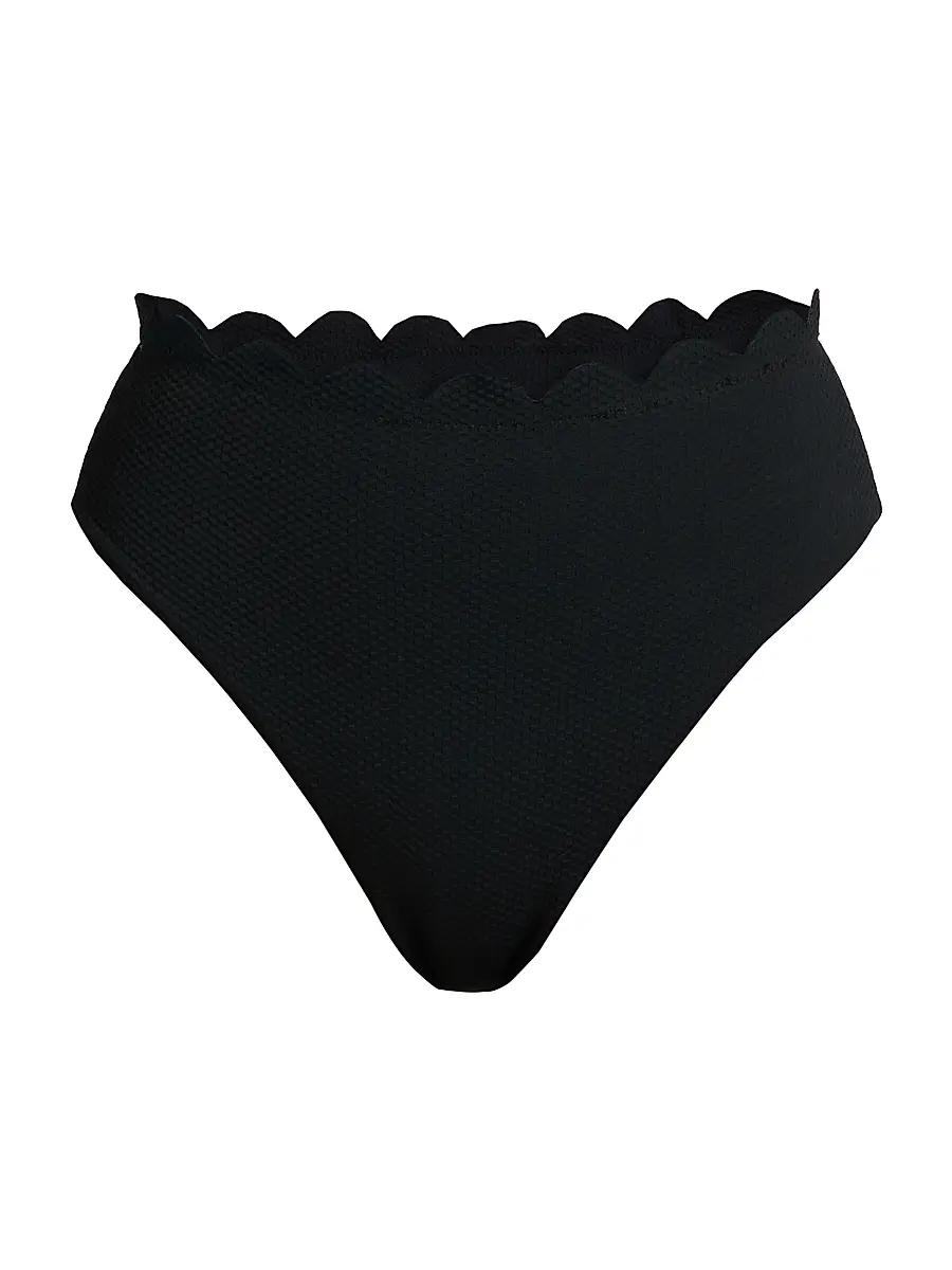 Beach Riot Women's Nessa High-Rise Bikini Bottom - Black | Image 1 Beach Riot Women's Nessa High-Rise Bikini Bottom - Black | Image 1