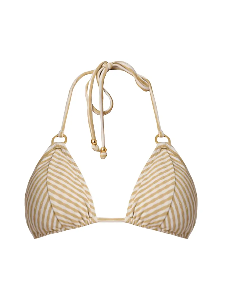 Shoshanna Women's Mitered Triangle Bikini Top | Image 1 Shoshanna Women's Mitered Triangle Bikini Top | Image 1