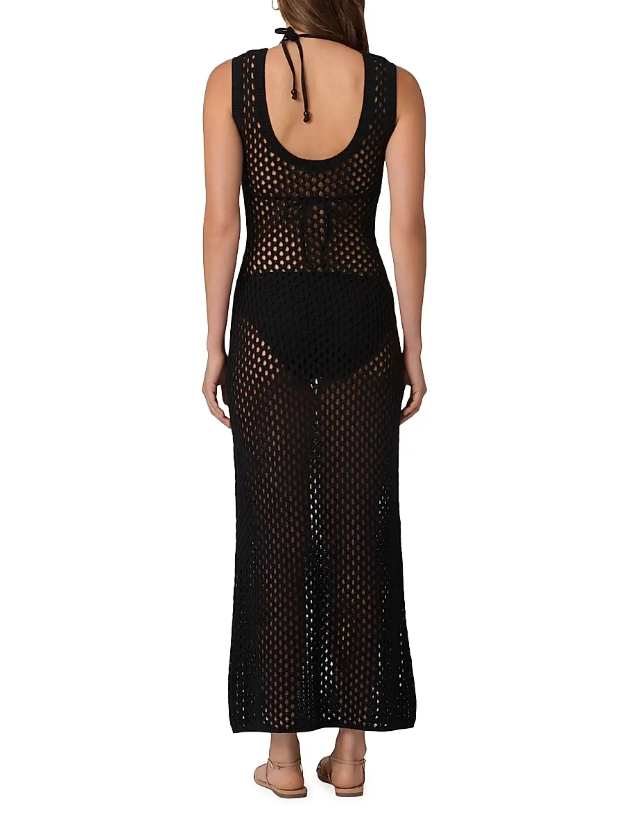 Shoshanna Women's Plage Crotchet A-Line Cover-Up Maxi Dress | Thumbnail 3