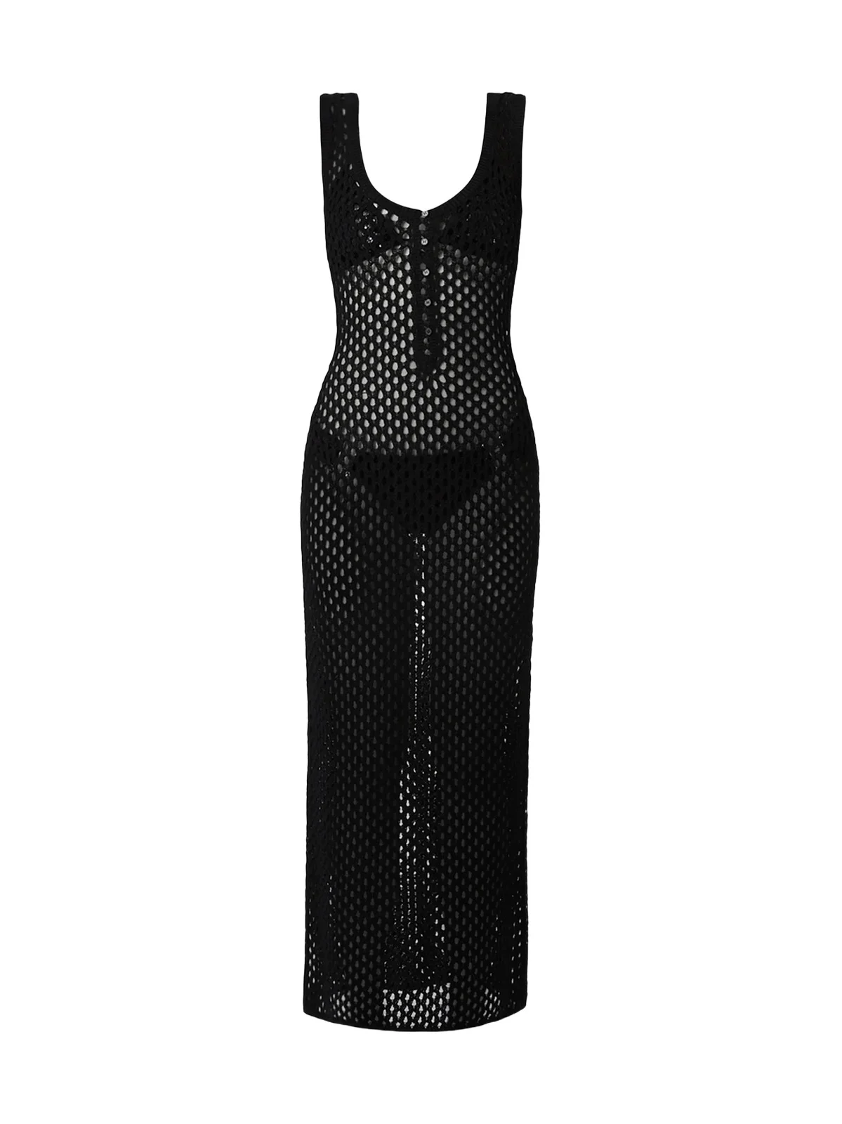 Shoshanna Women's Plage Crotchet A-Line Cover-Up Maxi Dress