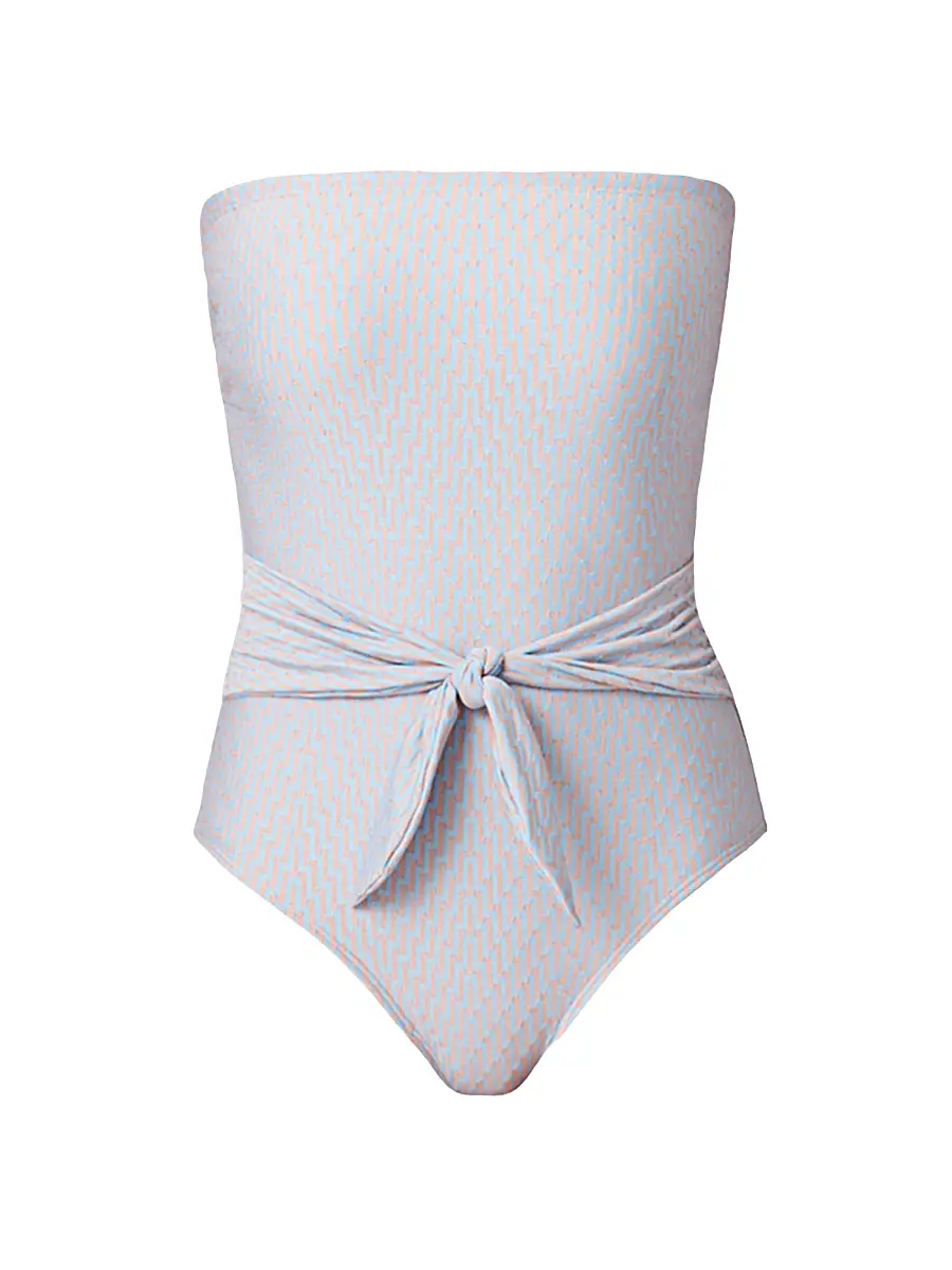 Shoshanna Women's Tie-Waist One-Piece Swimsuit