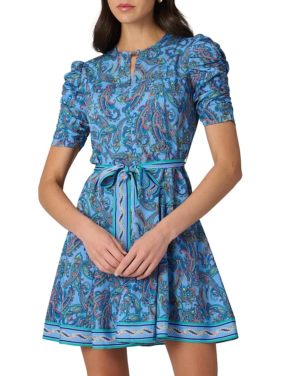 Shoshanna Women's Emerson Printed Woven Dress | Thumbnail 2