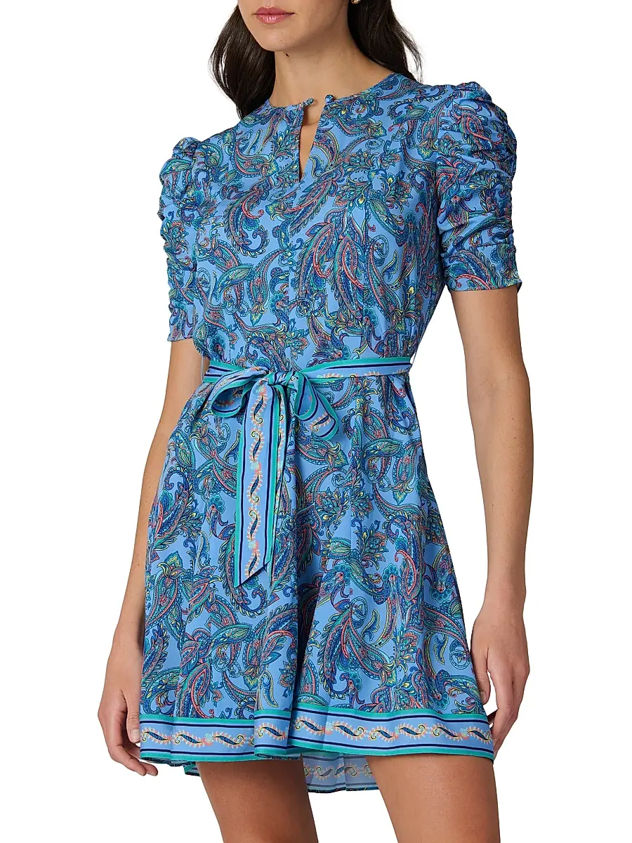 Shoshanna Women's Emerson Printed Woven Dress | Thumbnail 4