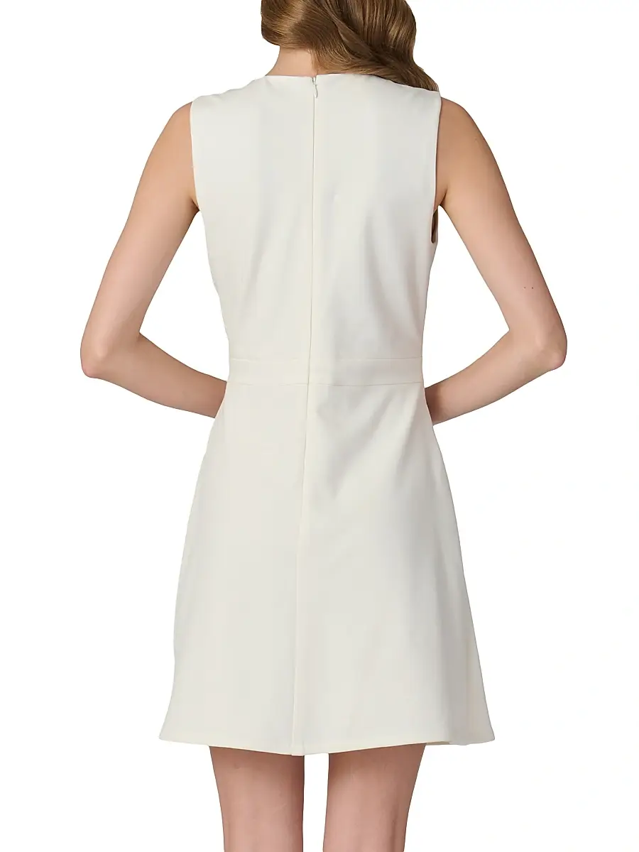 Shoshanna Women's Lily Side Link Minidress | Thumbnail 3 Shoshanna Women's Lily Side Link Minidress | Thumbnail 3
