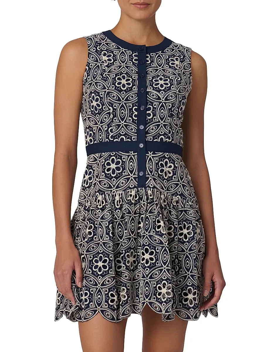 Shoshanna Women's Sierra Printed Minidress | Thumbnail 2 Shoshanna Women's Sierra Printed Minidress | Thumbnail 2