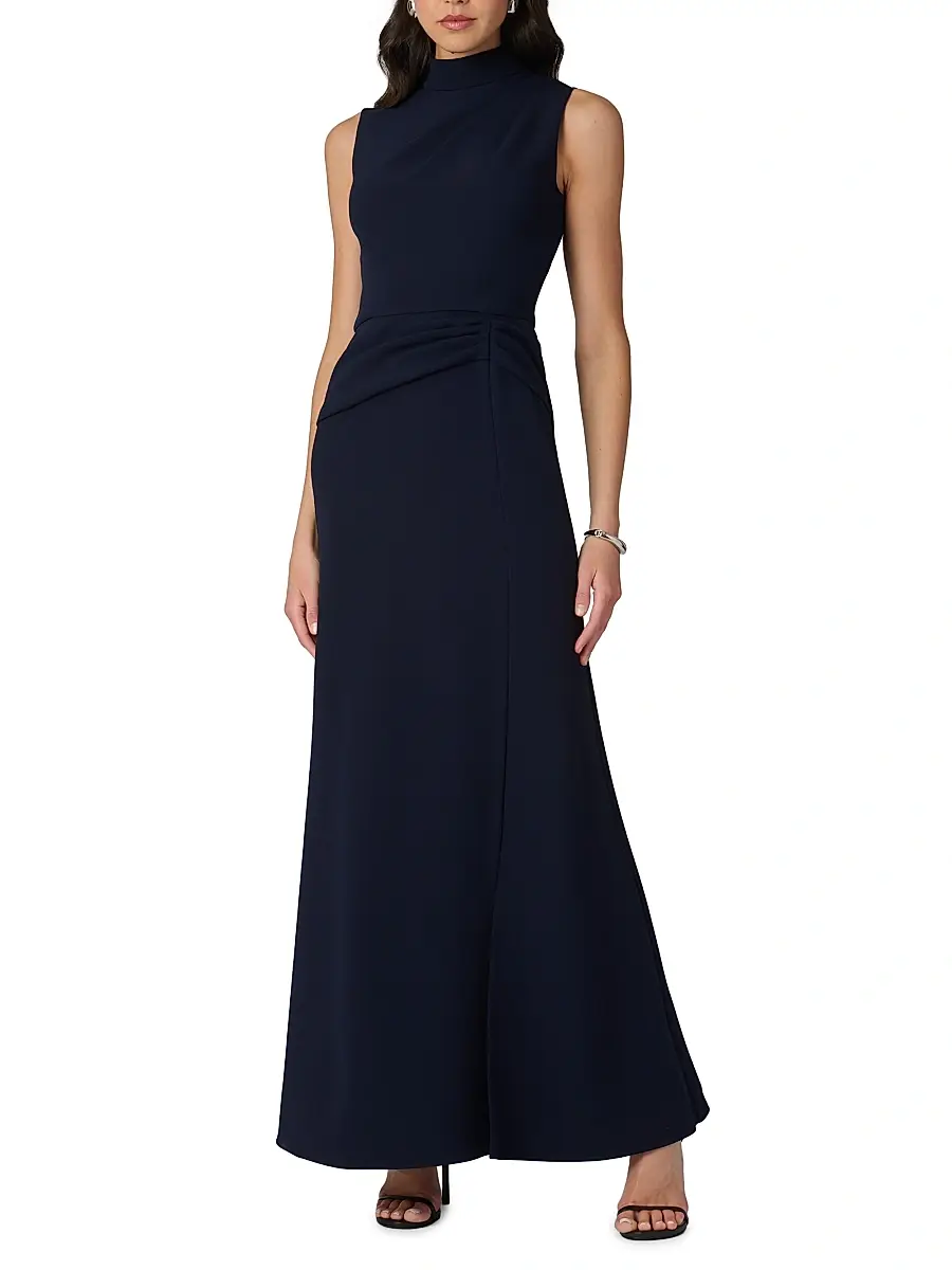 Shoshanna Women's Annelise Crepe Maxi Dress | Thumbnail 2
