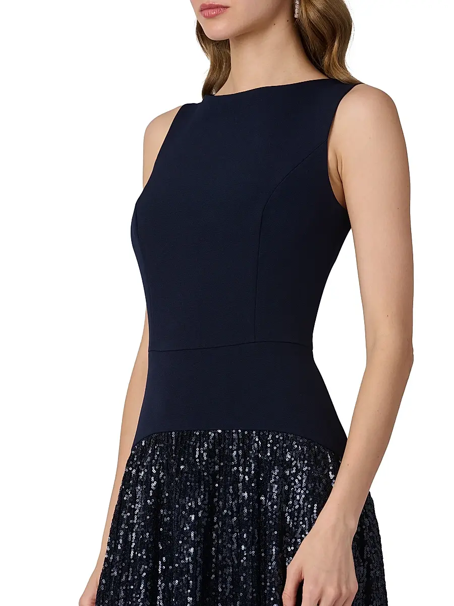 Shoshanna Women's Dorothy Sequin Skirt Gown | Thumbnail 4