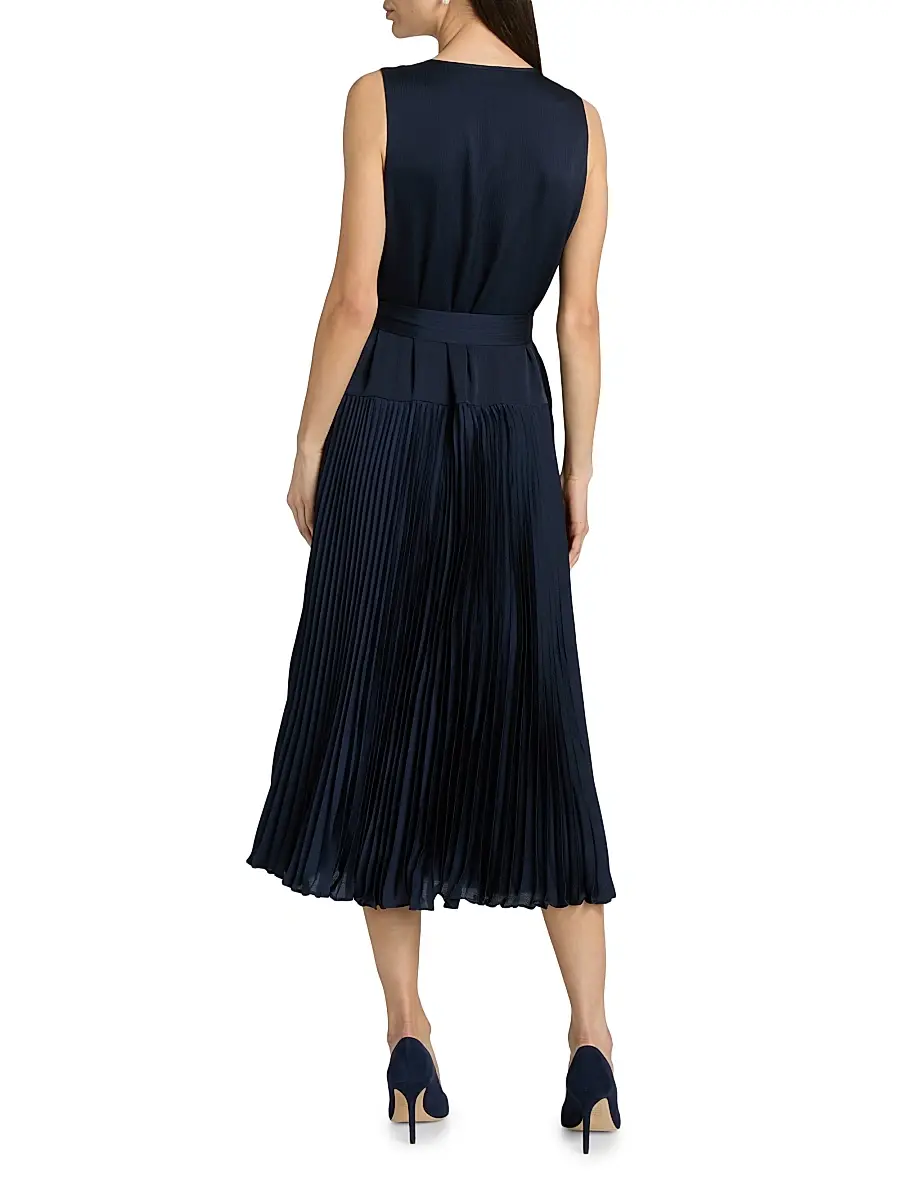 Kobi Halperin Women's Maxine Satin Tie-Waist Sleeveless Midi-Dress | Thumbnail 5 Kobi Halperin Women's Maxine Satin Tie-Waist Sleeveless Midi-Dress | Thumbnail 5
