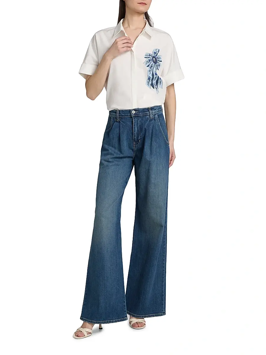 Kobi Halperin Women's Bonnie Short-Sleeve Blouse | Thumbnail 2 Kobi Halperin Women's Bonnie Short-Sleeve Blouse | Thumbnail 2
