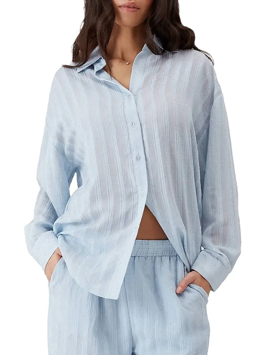 Melissa Odabash Women's Ziggy Oversized Shirt | Thumbnail 3 Melissa Odabash Women's Ziggy Oversized Shirt | Thumbnail 3