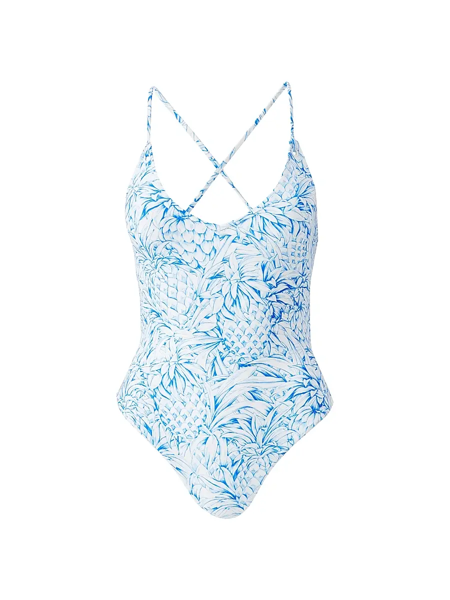 Melissa Odabash Women's Murcia One-Piece Swimsuit - Pineapples | Image 1 Melissa Odabash Women's Murcia One-Piece Swimsuit - Pineapples | Image 1