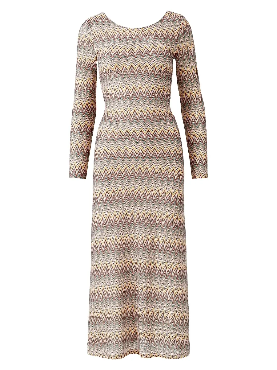 Melissa Odabash Women's Lily Zigzag Maxi Dress | Image 1 Melissa Odabash Women's Lily Zigzag Maxi Dress | Image 1