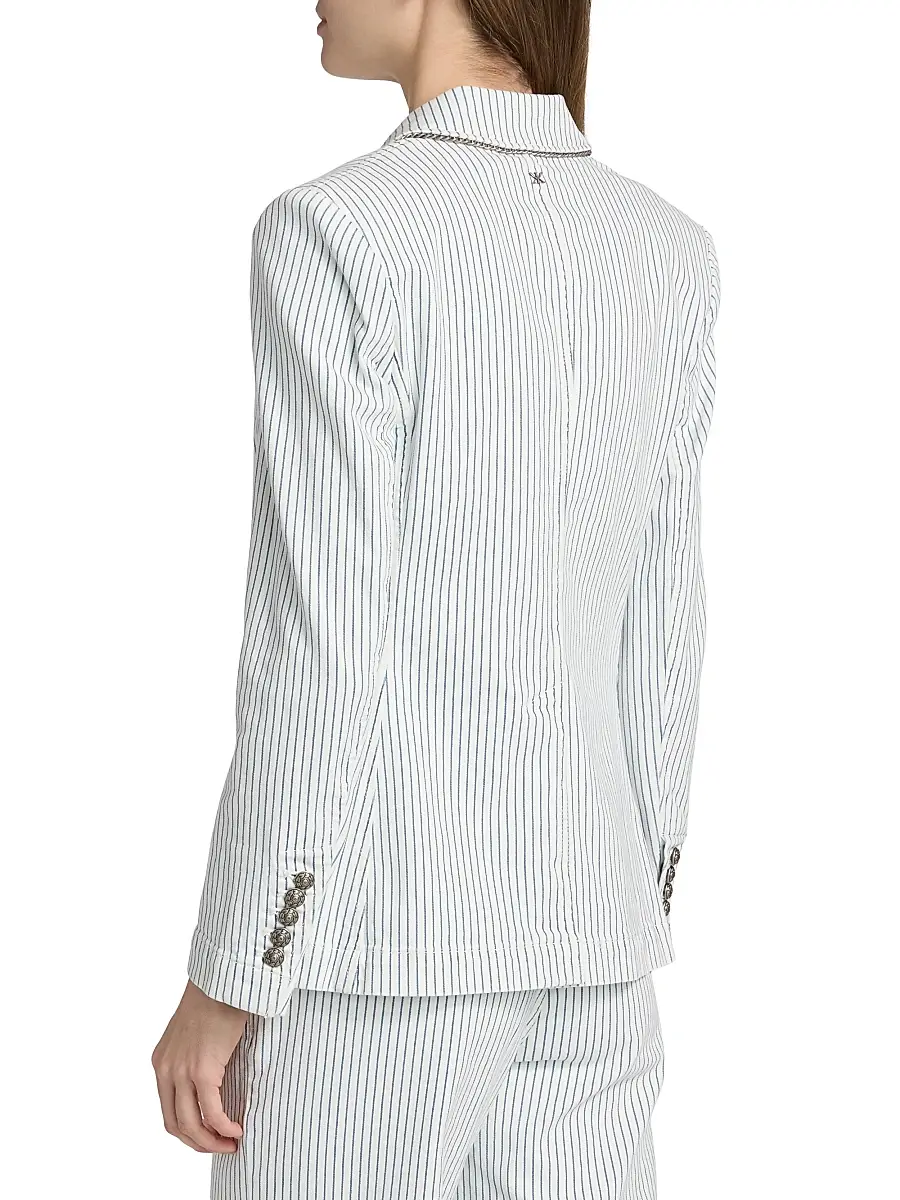Kobi Halperin Women's Cera Striped Double-Breasted Jacket | Thumbnail 5 Kobi Halperin Women's Cera Striped Double-Breasted Jacket | Thumbnail 5