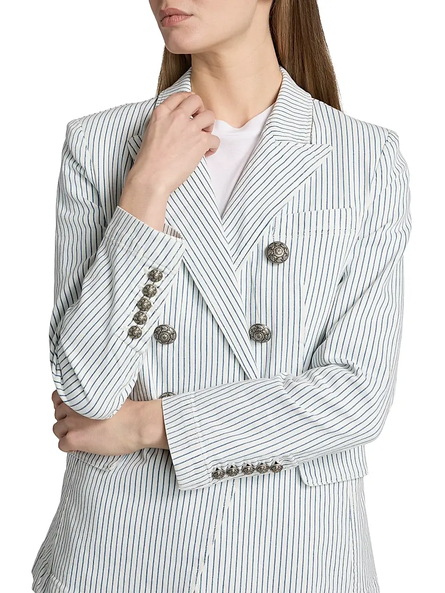 Kobi Halperin Women's Cera Striped Double-Breasted Jacket | Thumbnail 6 Kobi Halperin Women's Cera Striped Double-Breasted Jacket | Thumbnail 6