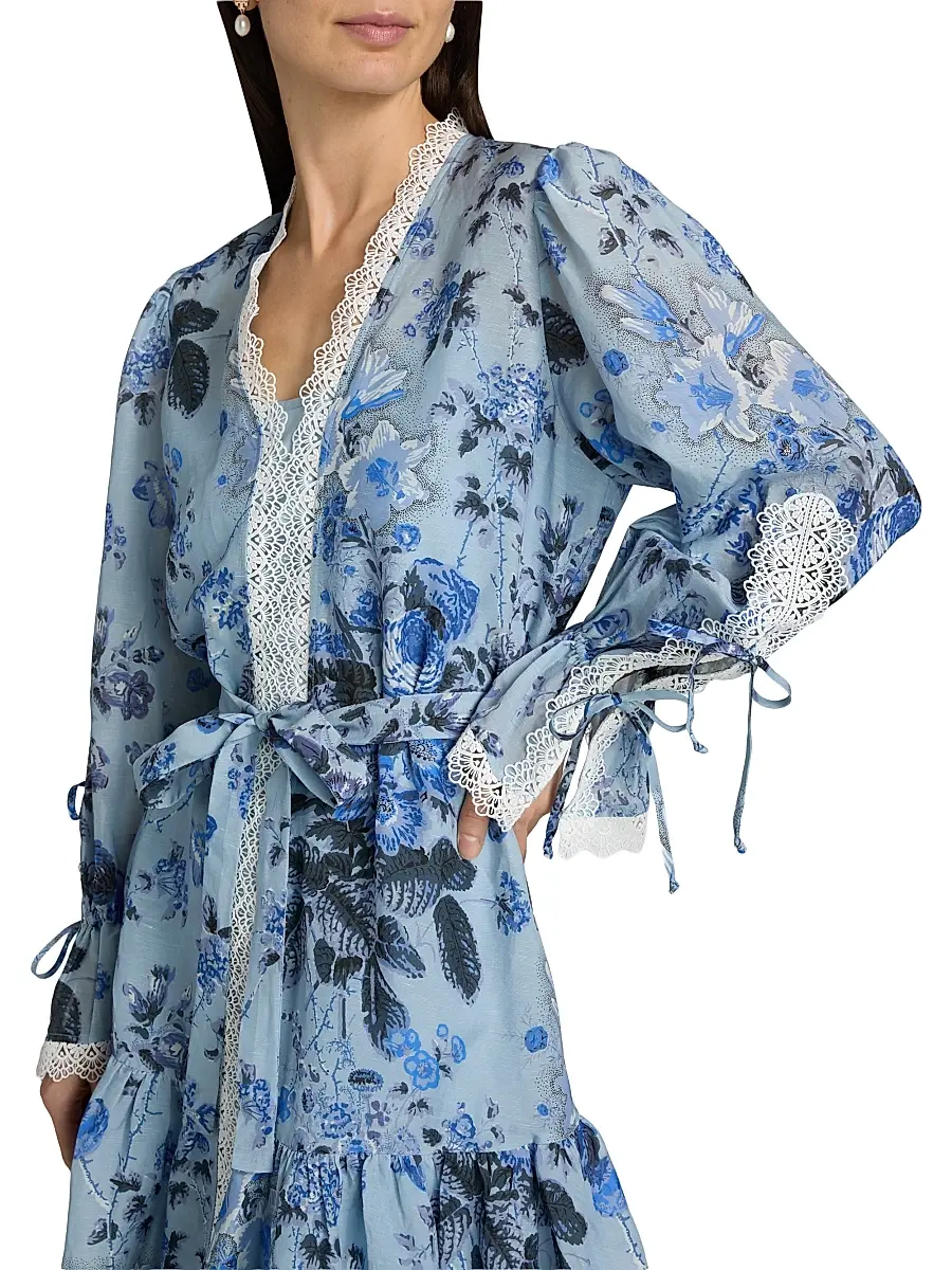 Kobi Halperin Women's Beli Floral Lace-Trim Minidress | Thumbnail 6 Kobi Halperin Women's Beli Floral Lace-Trim Minidress | Thumbnail 6