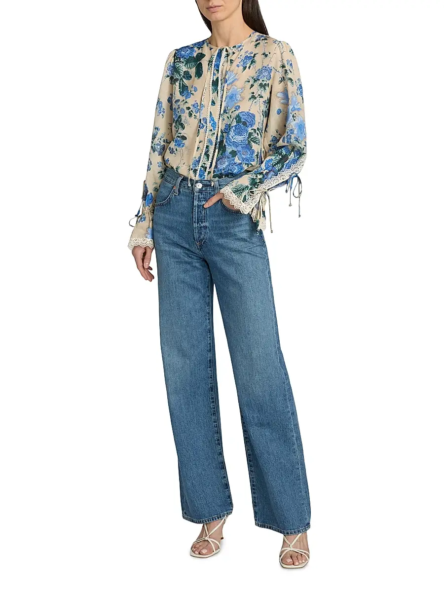 Kobi Halperin Women's Daisy Floral Blouse | Thumbnail 2 Kobi Halperin Women's Daisy Floral Blouse | Thumbnail 2