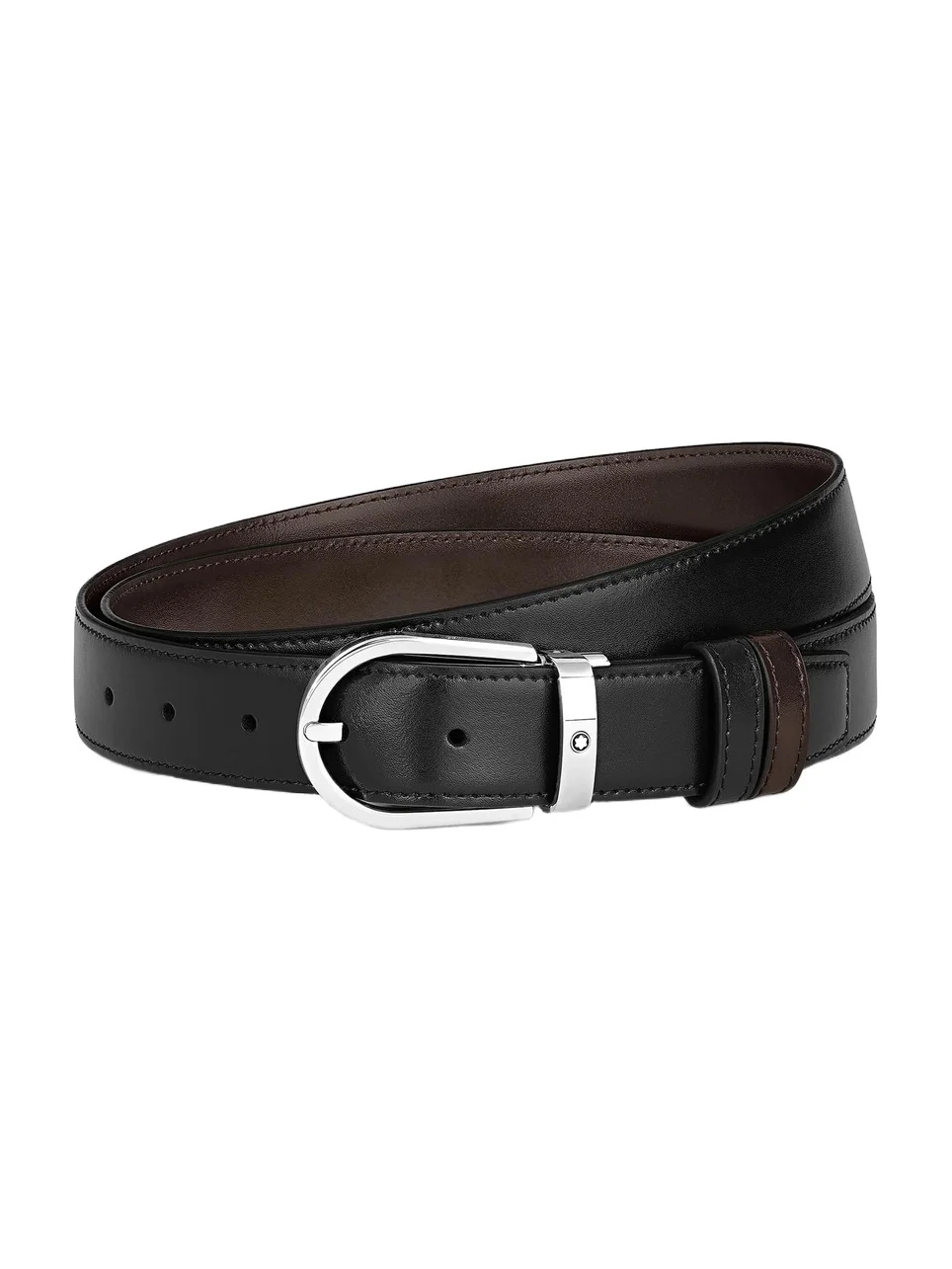 Men's Horseshoe Reversible Leather Belt Men's Horseshoe Reversible Leather Belt